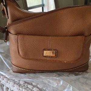 Brown Leather Crossbody Bag